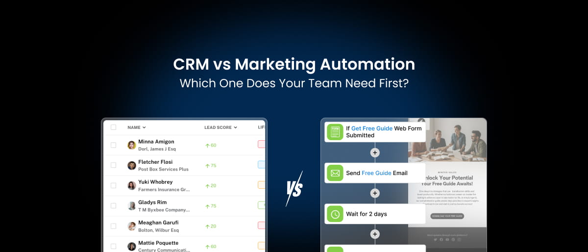 CRM vs Marketing Automation