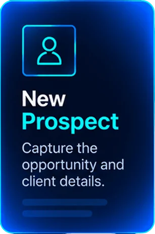 Gestión de contactos de clientes de servicios profesionales en el CRM Saleoid