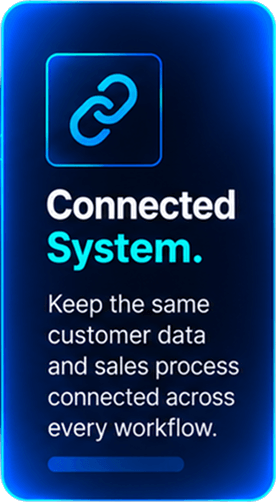 Connected customer data for growing sales teams