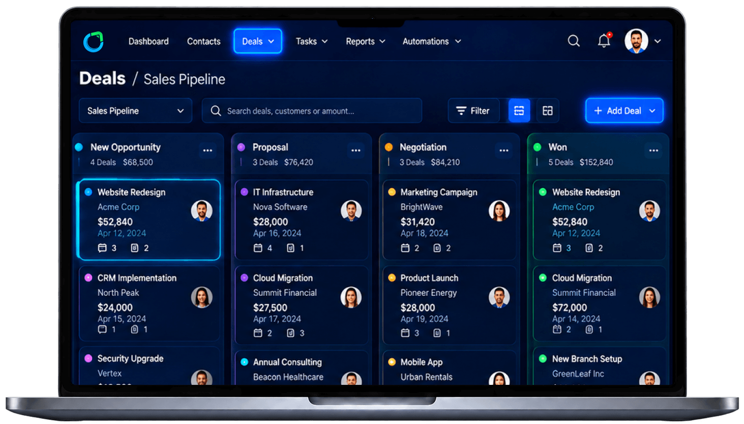 Sales CRM for digital agencies