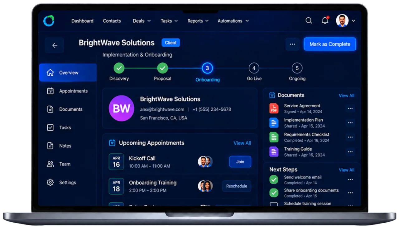 Software CRM para la incorporación de clientes