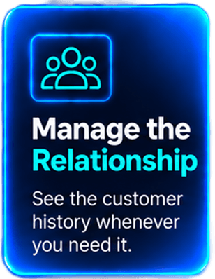 Client relationship history and activity in Saleoid CRM