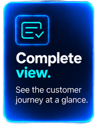 Saleoid client record with a connected relationship history
