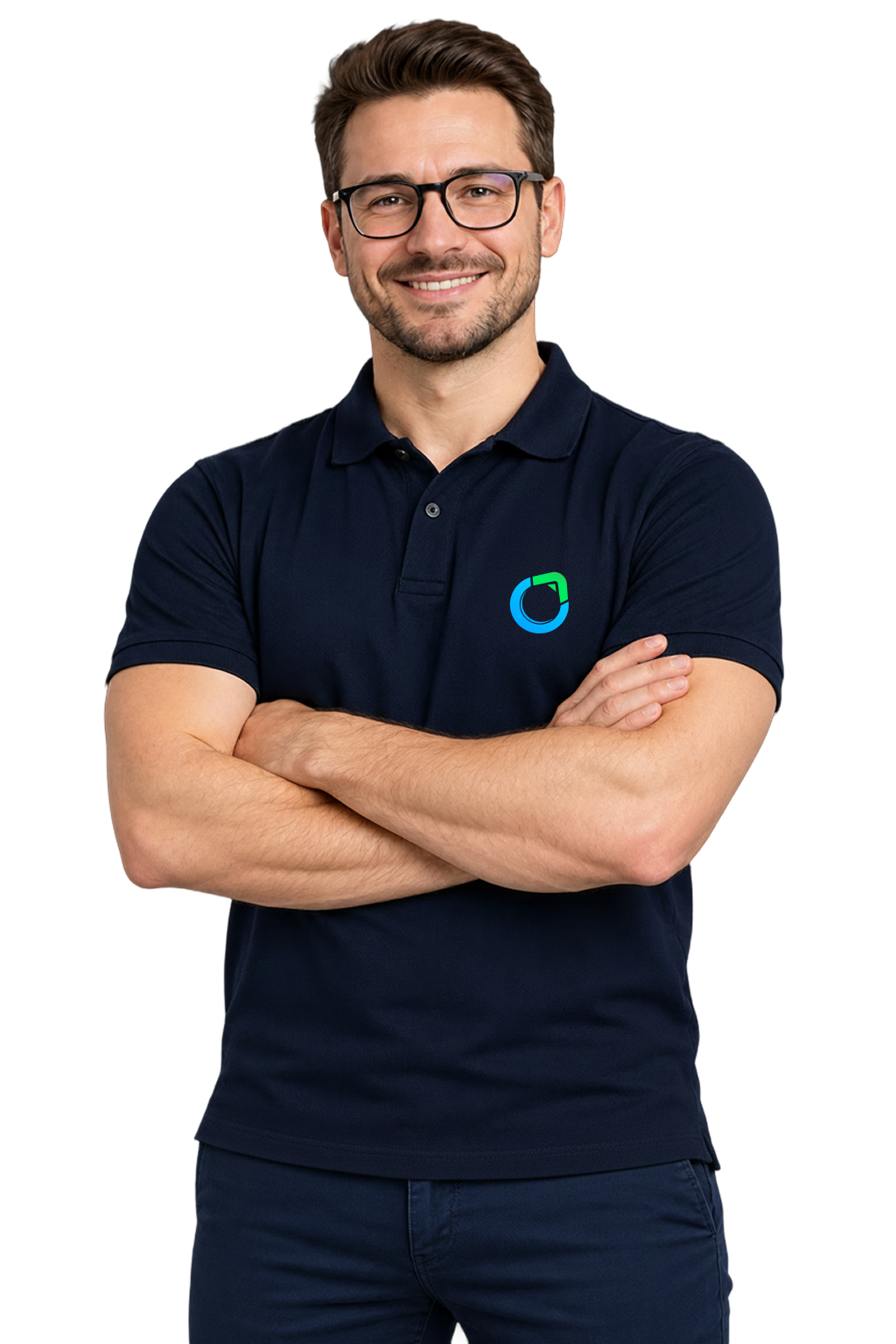 Experto CRM con polo de Saleoid