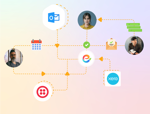 transfer data to multiple apps simultaneously