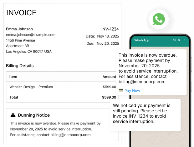 enhance collections with dunning management