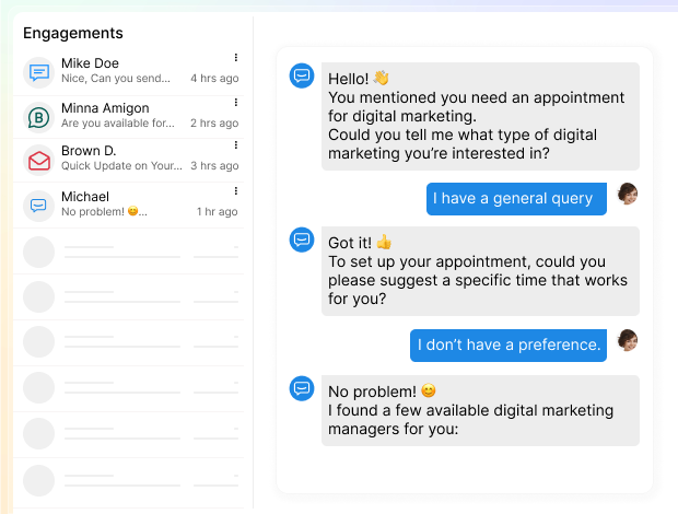 chatbot interactions