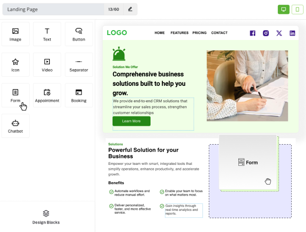 embed forms iFrame CTAs