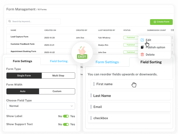 Upload de arquivos e coleta segura de dados em um só lugar