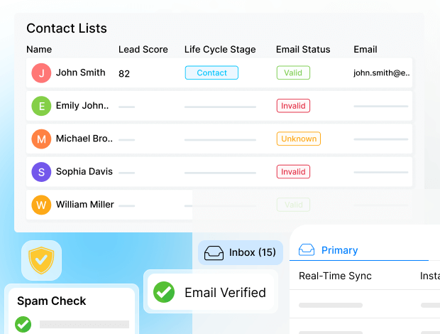 Integração nativa com CRM para limpeza sem atrito