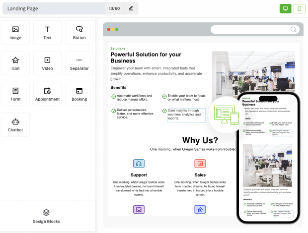 seamless experience across devices