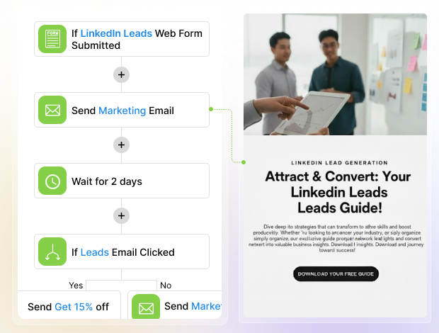 email marketing for linkedIn leads