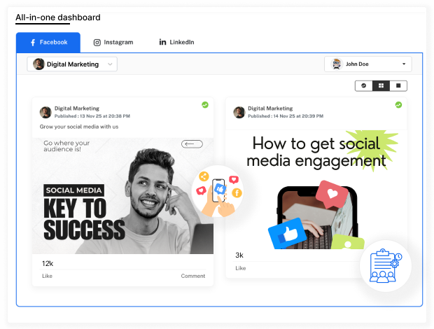 optimize reach engagement across multiple platforms