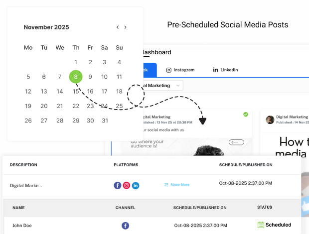stay ahead with smart advance scheduling