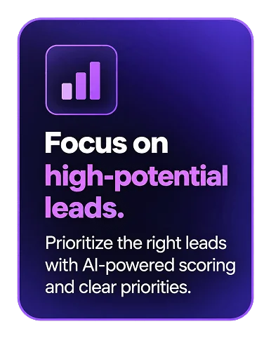 AI-assisted lead follow-up recommendations in Saleoid CRM