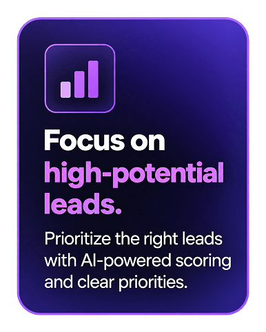 AI-assisted lead follow-up recommendations in Saleoid CRM