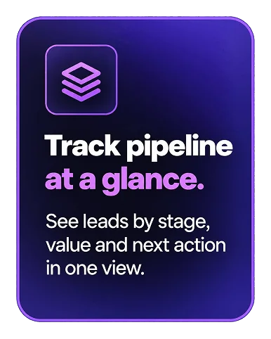 Saleoid CRM opportunity details and next sales action