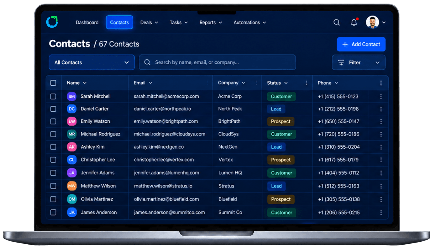 Logiciel CRM simple Saleoid