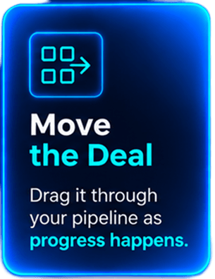 Déplacer une affaire dans le pipeline commercial Saleoid
