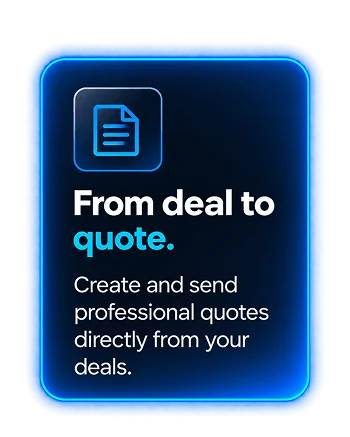 Small business quote and invoice details in Saleoid