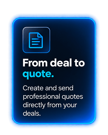 Small business quote and invoice details in Saleoid