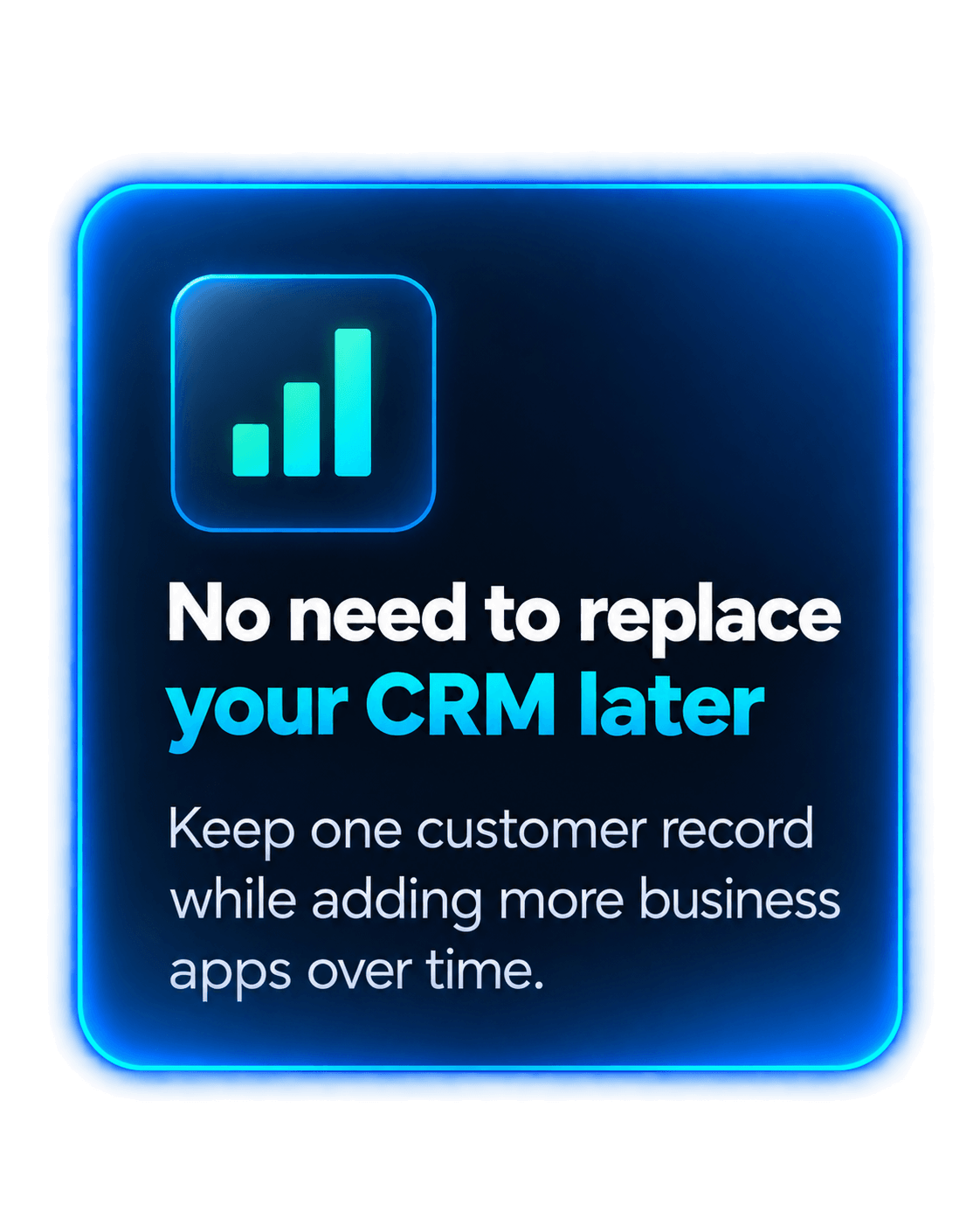 Small business workflow with connected Saleoid apps